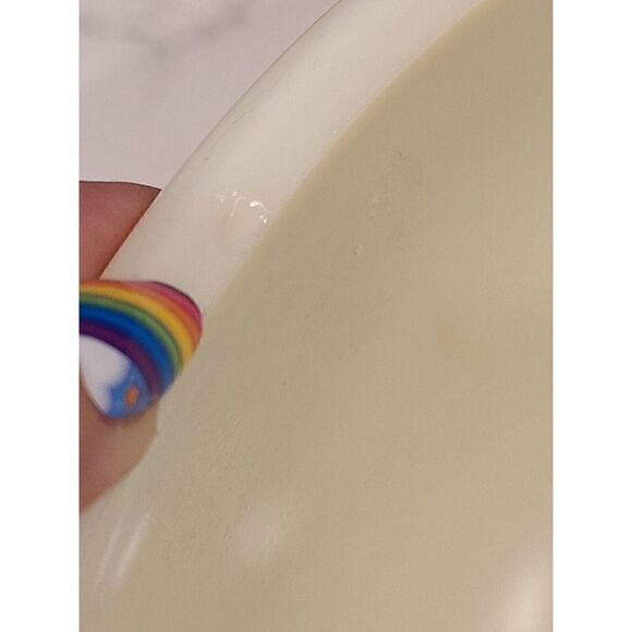 HTF McKee 11.5" x 5" Large French Ivory Custard Mixing Bowl Baking 40s/50s Glows - Picture 10 of 12